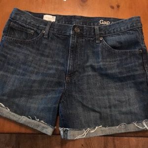 Gap boyfriend jean shorts